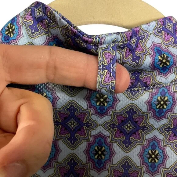 Kerrits Ice Fil Riding Tank Top Large Quarter Zip Purple - Picture 5 of 8